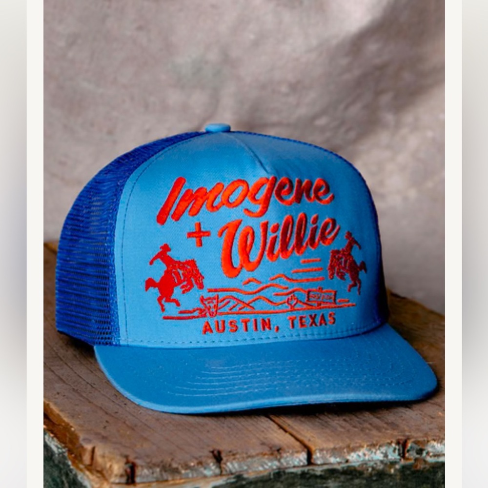 Imogene and Willie Bronco trucker hat